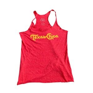 Texas Chica Women's Vibrant Red Tank Top